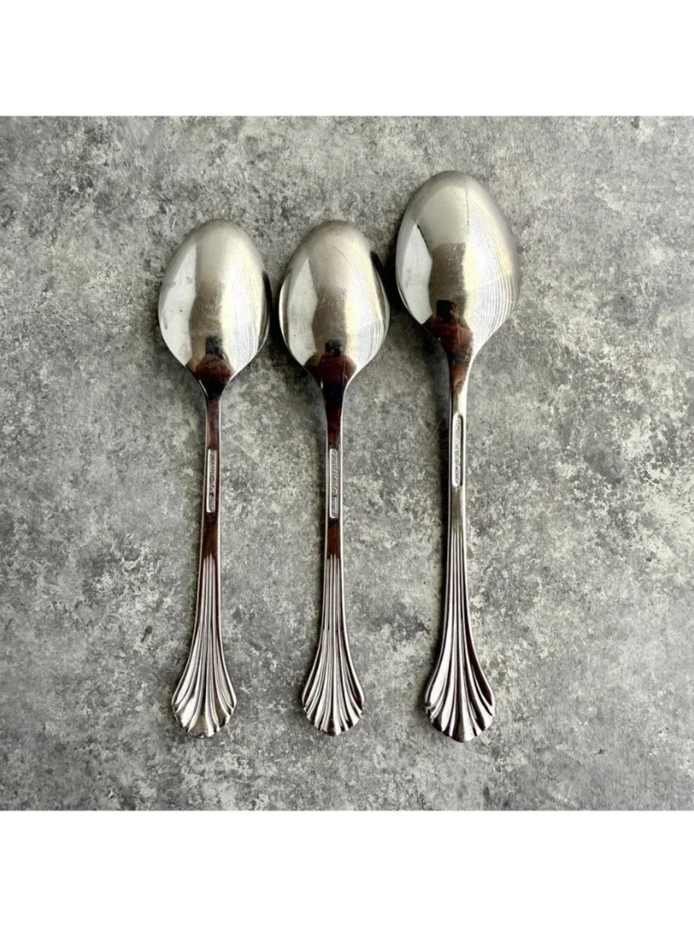 Gorham Quintette Stainless Flatware Spoons Lot Of 3